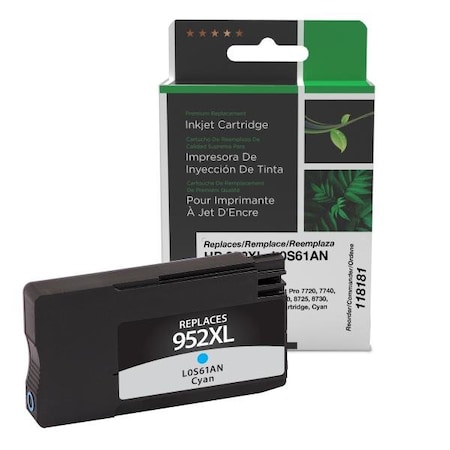 Clover Imaging Group Imaging Remanufactured High Yield Cyan Ink Cartridge 118181
